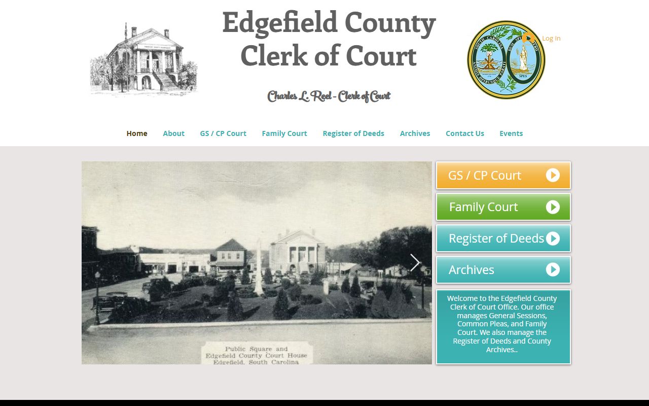 Edgefield County court records Clerk of Court site
