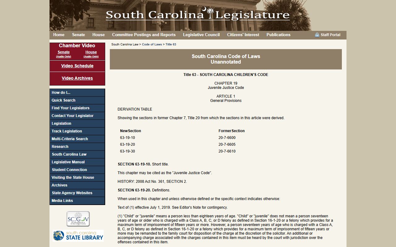 Edgefield County probate records juvenile confidentiality statute